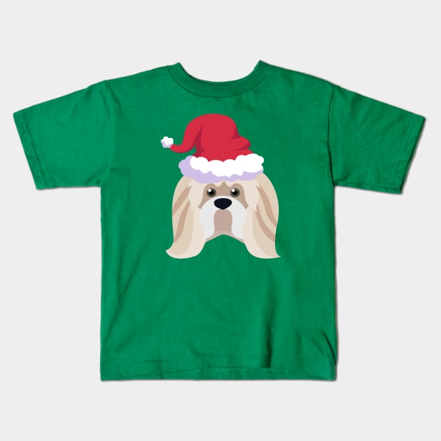 Funny Shih Tzu Dog Christmas 2020 Dog Lover Christmas Kids T-Shirt by cuffiz